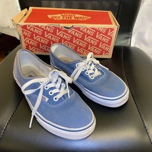 Blue authentic vans